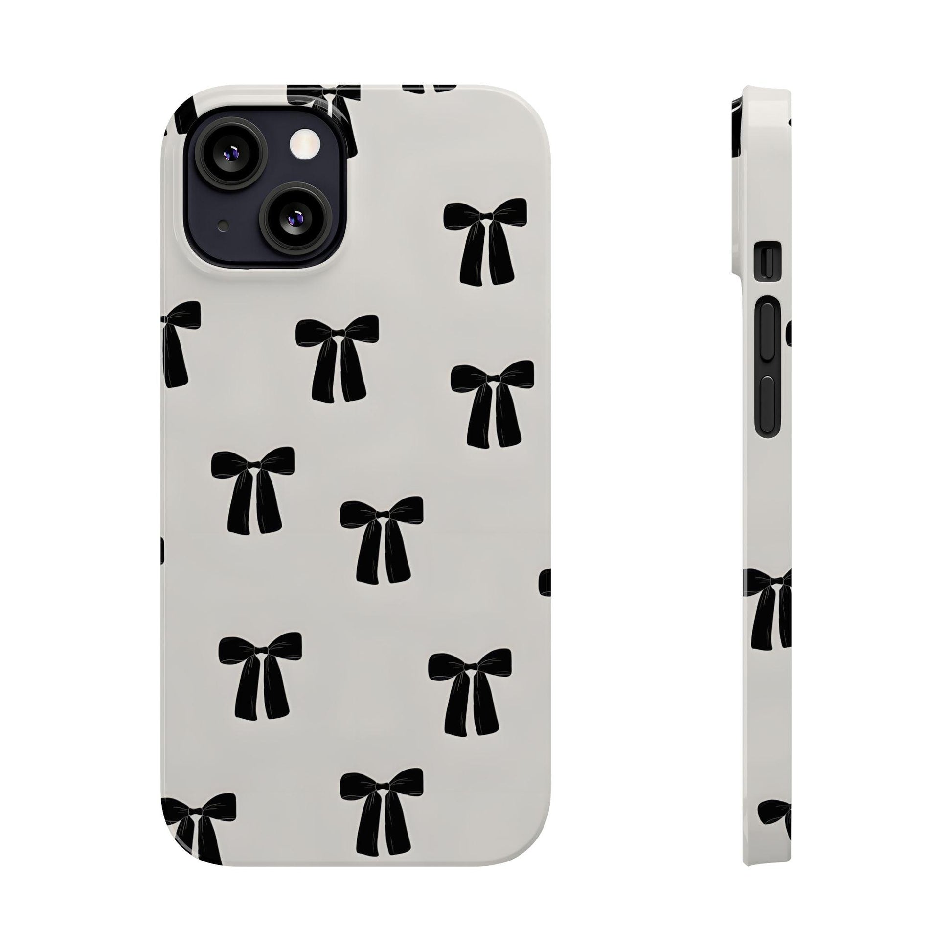 Eboné Bow Chic Slim Phone Case - Aesthetic, Trendy, and Impact - Resistant - SmartHomeGoodies