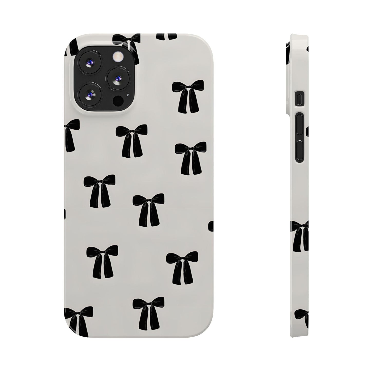 Eboné Bow Chic Slim Phone Case - Aesthetic, Trendy, and Impact - Resistant - SmartHomeGoodies