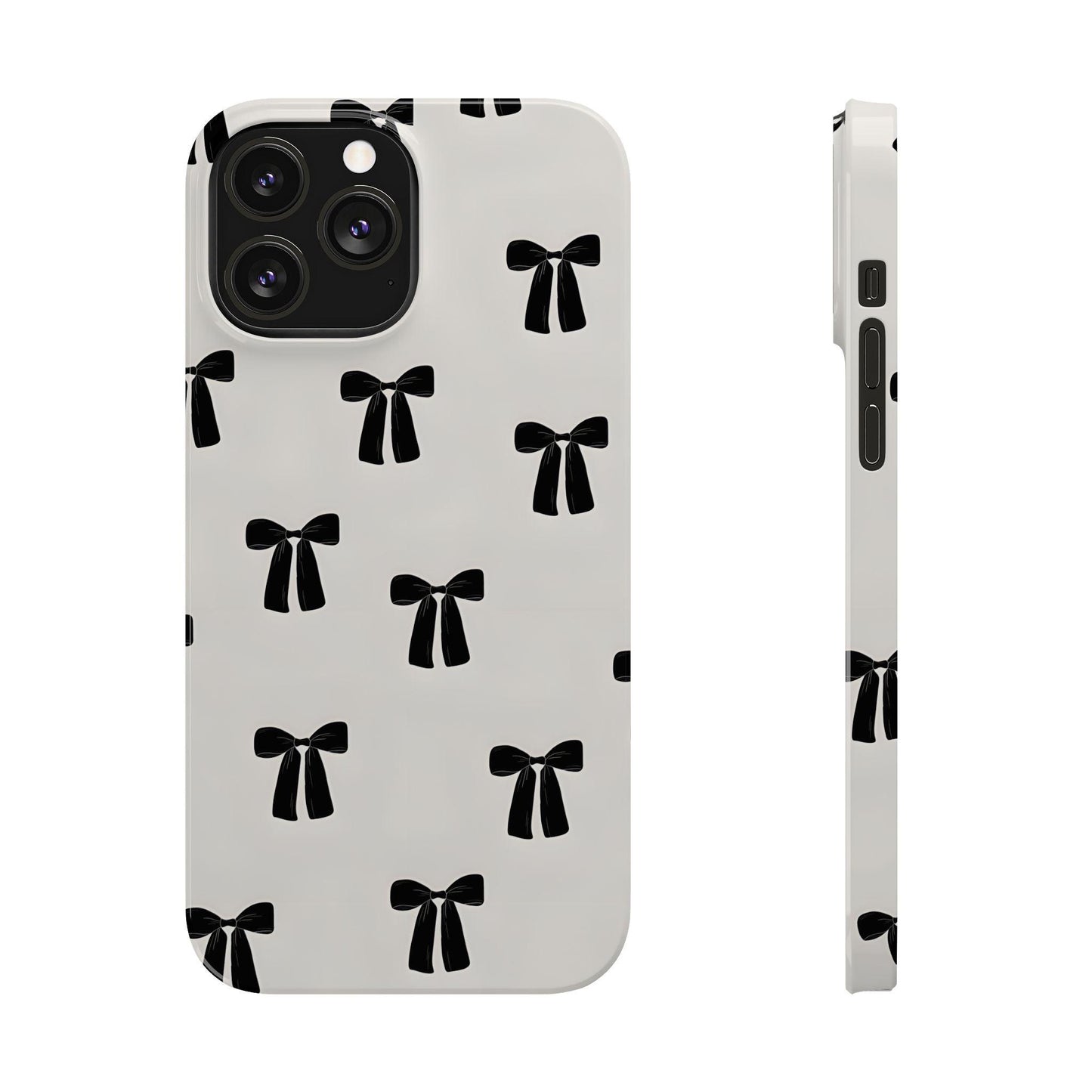 Eboné Bow Chic Slim Phone Case - Aesthetic, Trendy, and Impact - Resistant - SmartHomeGoodies