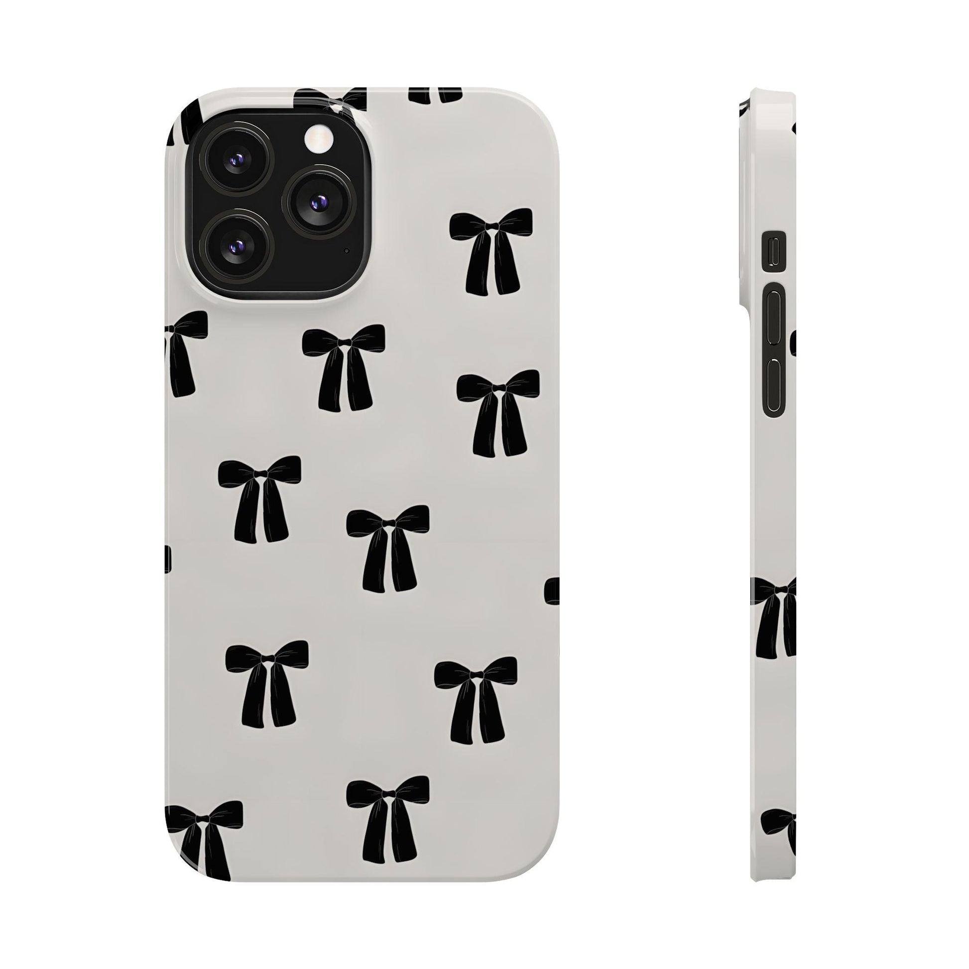 Eboné Bow Chic Slim Phone Case - Aesthetic, Trendy, and Impact - Resistant - SmartHomeGoodies