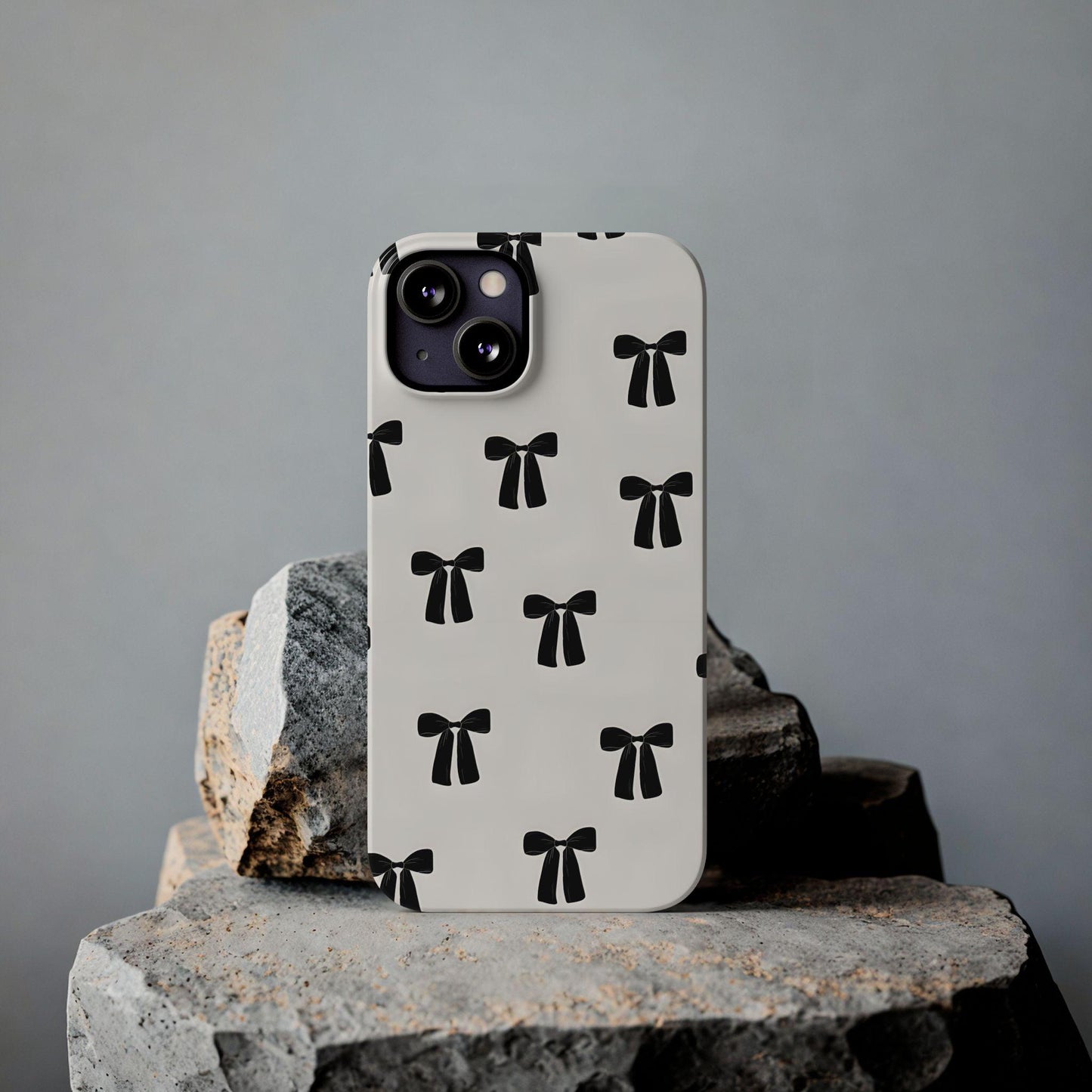Eboné Bow Chic Slim Phone Case - Aesthetic, Trendy, and Impact - Resistant - SmartHomeGoodies