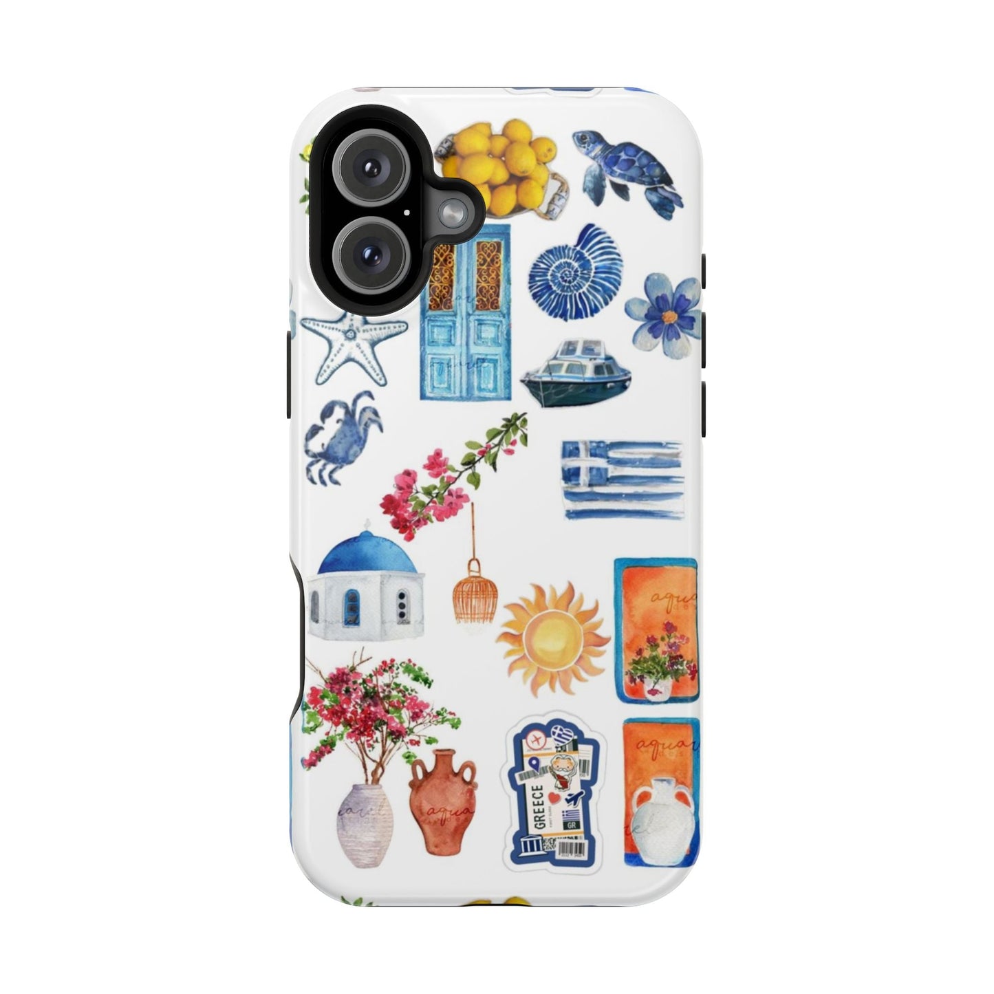 Elegant Greek Village Magnetic Tough Cases - Ideal for Travel Lovers - SmartHomeGoodies