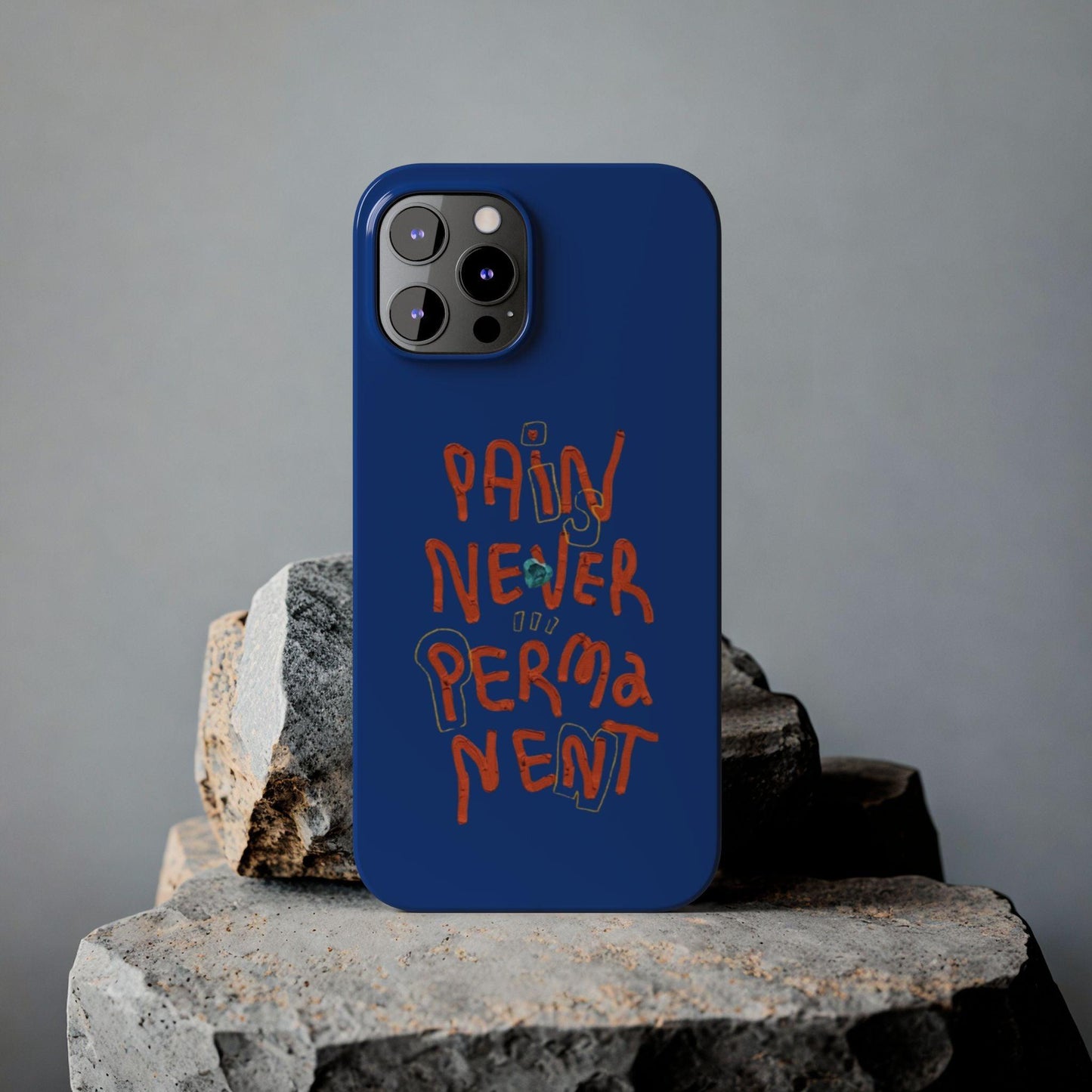 Enduring Hope: Pain is Never Permanent iPhone Cases - SmartHomeGoodies