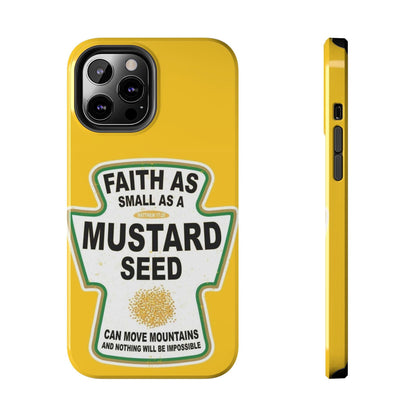 Faith Can Move Mountains Tough iPhone Cases - Scripture Inspired iPhone Cases - SmartHomeGoodies
