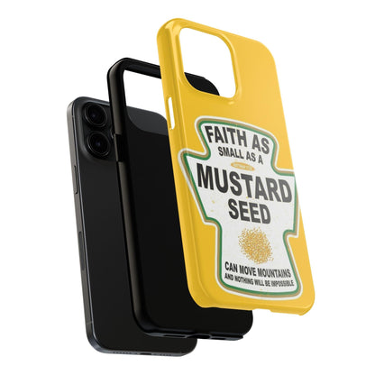 Faith Can Move Mountains Tough iPhone Cases - Scripture Inspired iPhone Cases - SmartHomeGoodies