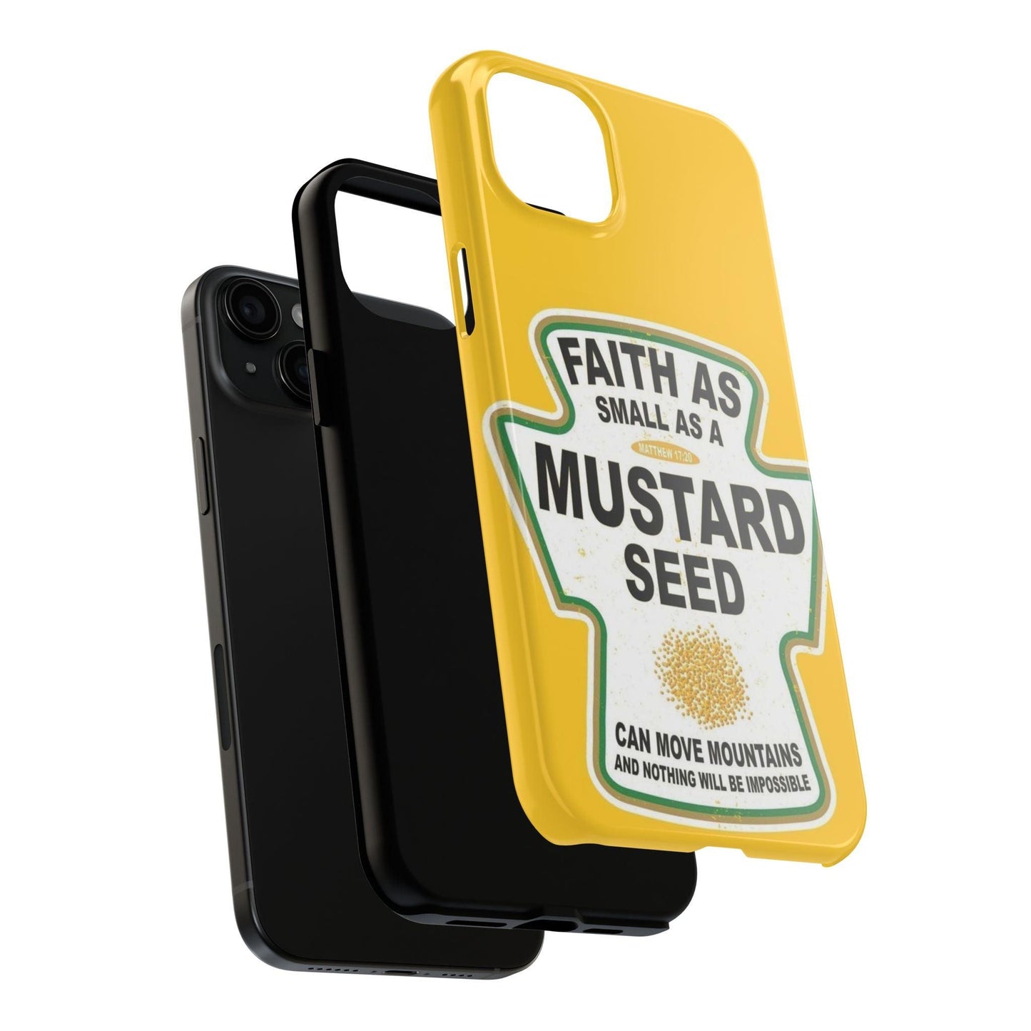 Faith Can Move Mountains Tough iPhone Cases - Scripture Inspired iPhone Cases - SmartHomeGoodies