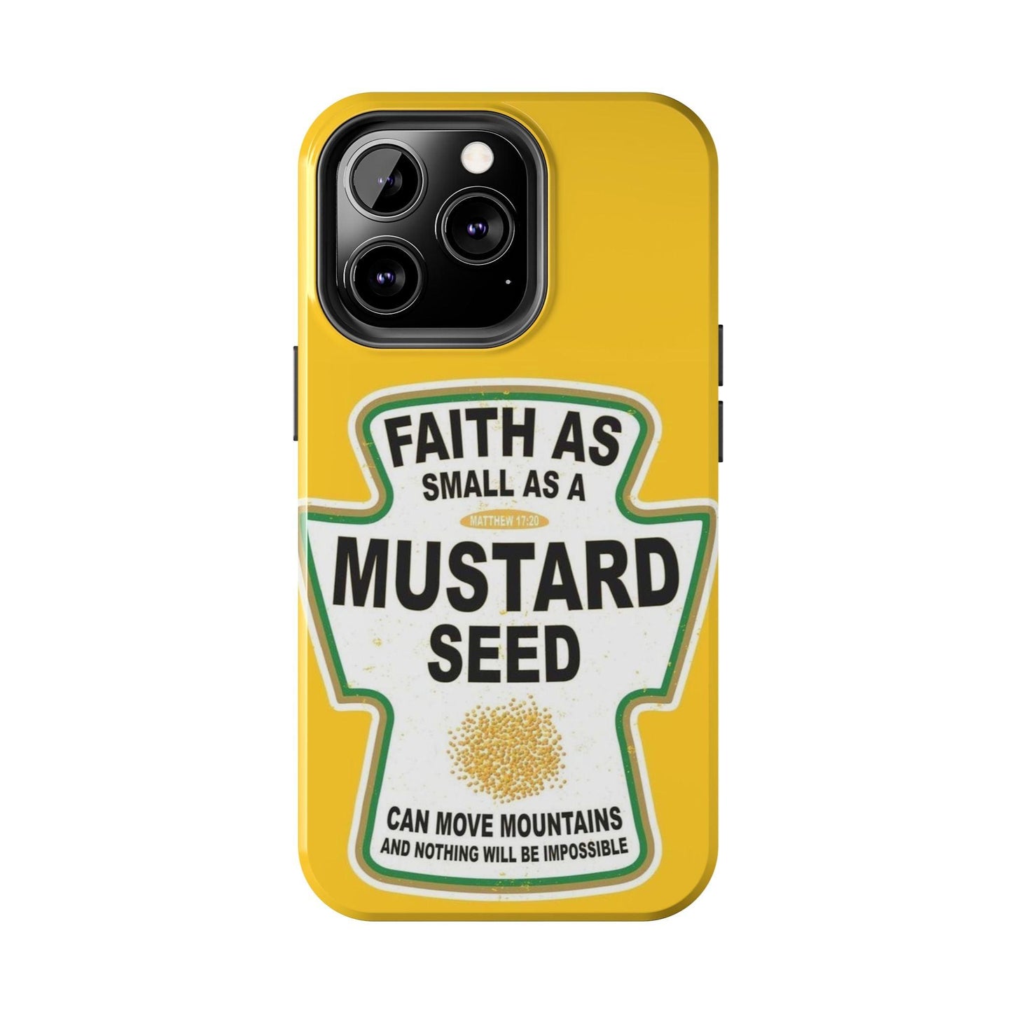 Faith Can Move Mountains Tough iPhone Cases - Scripture Inspired iPhone Cases - SmartHomeGoodies
