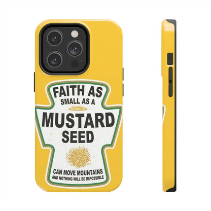 Faith Can Move Mountains Tough iPhone Cases - Scripture Inspired iPhone Cases - SmartHomeGoodies