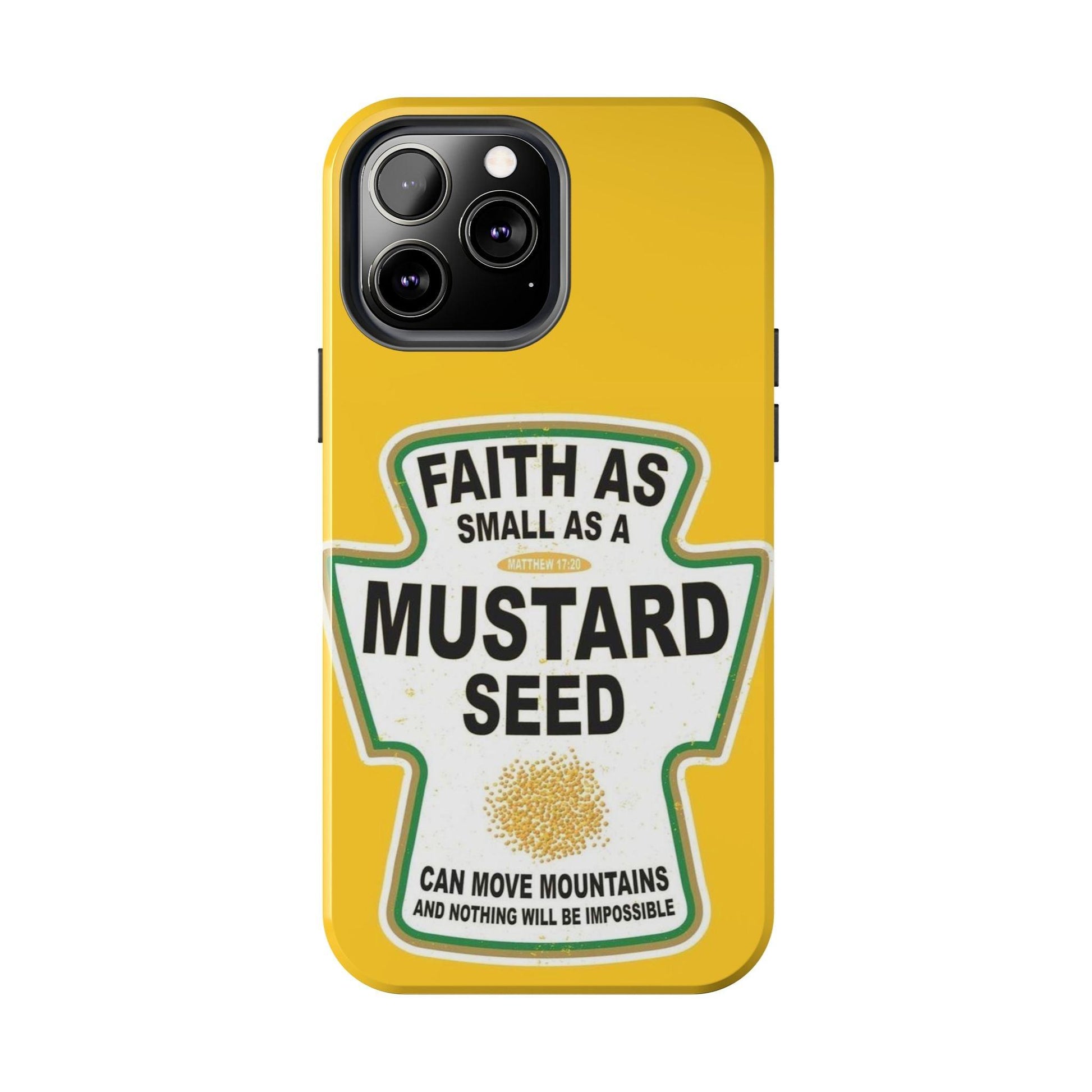 Faith Can Move Mountains Tough iPhone Cases - Scripture Inspired iPhone Cases - SmartHomeGoodies