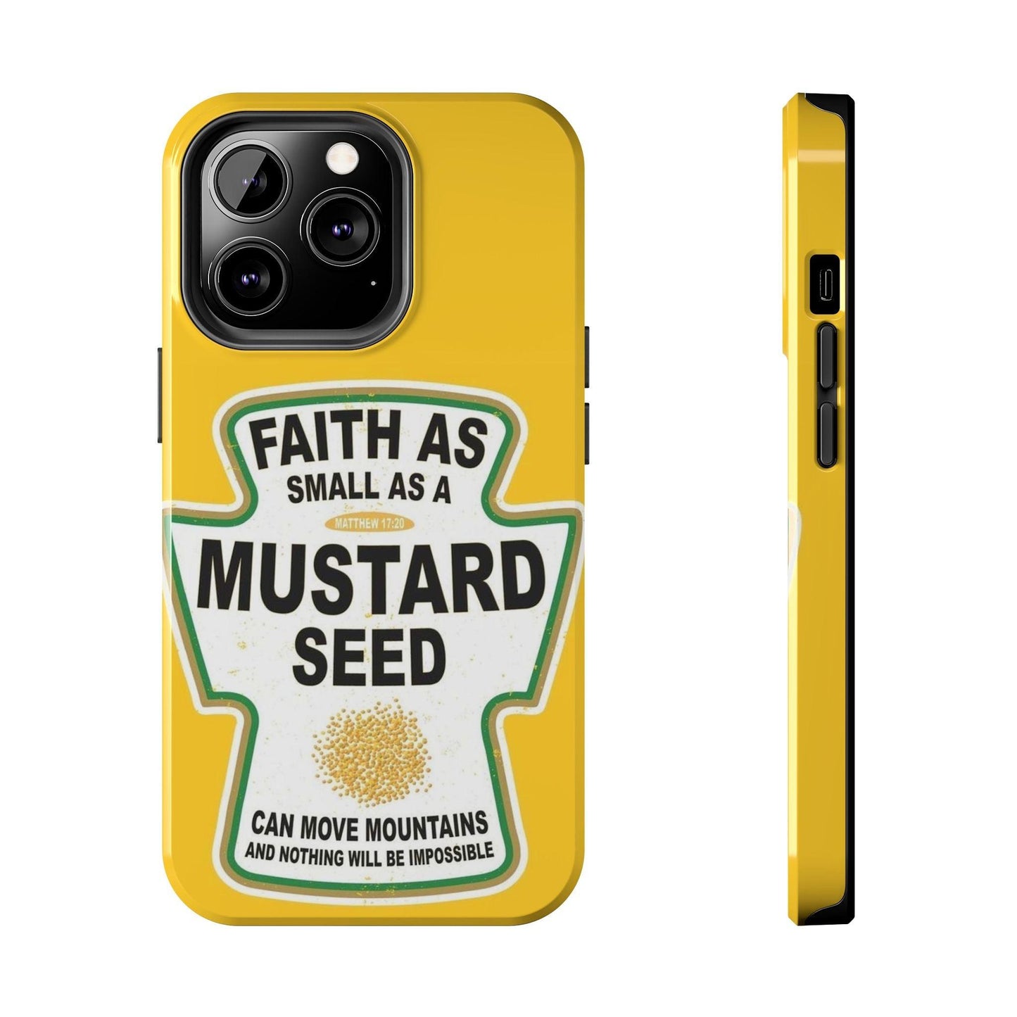 Faith Can Move Mountains Tough iPhone Cases - Scripture Inspired iPhone Cases - SmartHomeGoodies