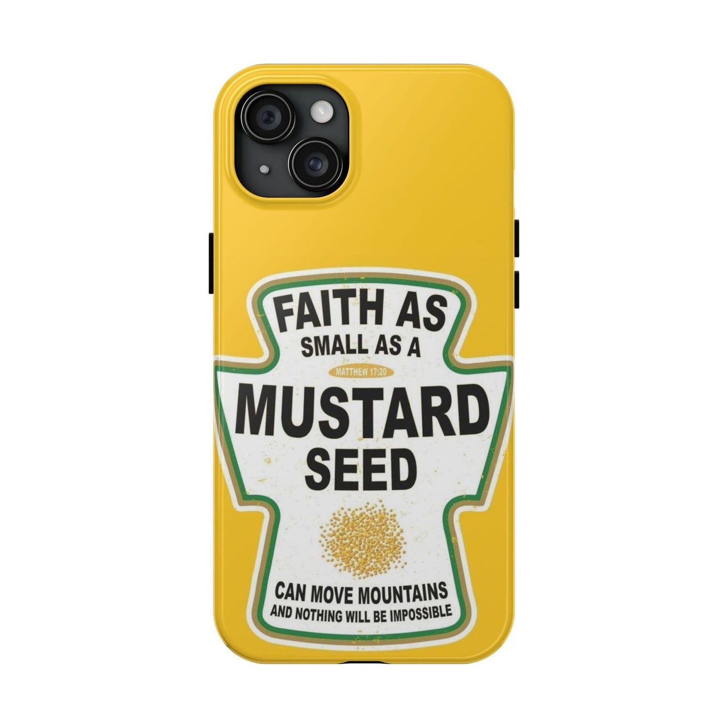 Faith Can Move Mountains Tough iPhone Cases - Scripture Inspired iPhone Cases - SmartHomeGoodies