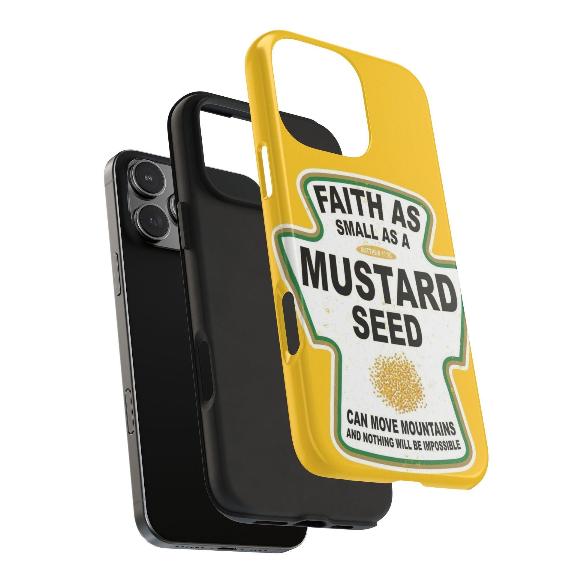 Faith Can Move Mountains Tough iPhone Cases - Scripture Inspired iPhone Cases - SmartHomeGoodies