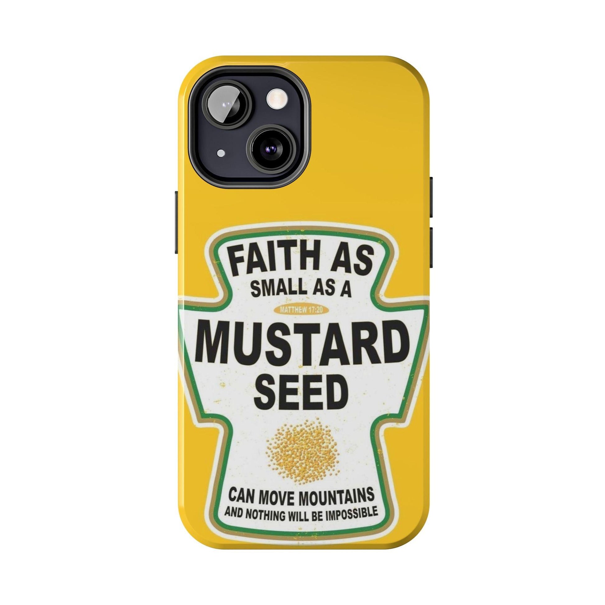 Faith Can Move Mountains Tough iPhone Cases - Scripture Inspired iPhone Cases - SmartHomeGoodies