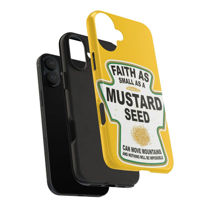 Faith Can Move Mountains Tough iPhone Cases - Scripture Inspired iPhone Cases - SmartHomeGoodies