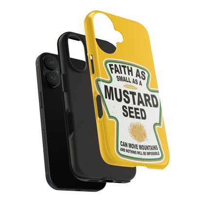 Faith Can Move Mountains Tough iPhone Cases - Scripture Inspired iPhone Cases - SmartHomeGoodies