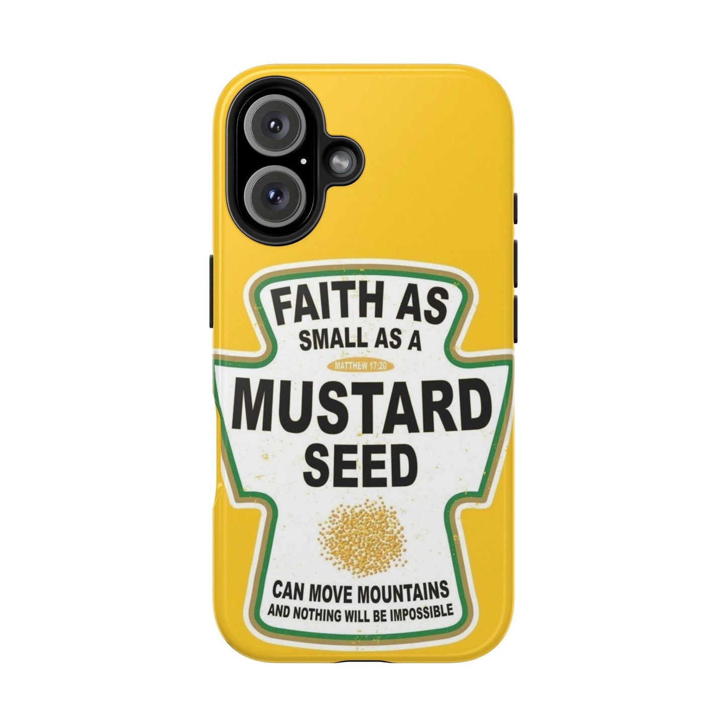 Faith Can Move Mountains Tough iPhone Cases - Scripture Inspired iPhone Cases - SmartHomeGoodies