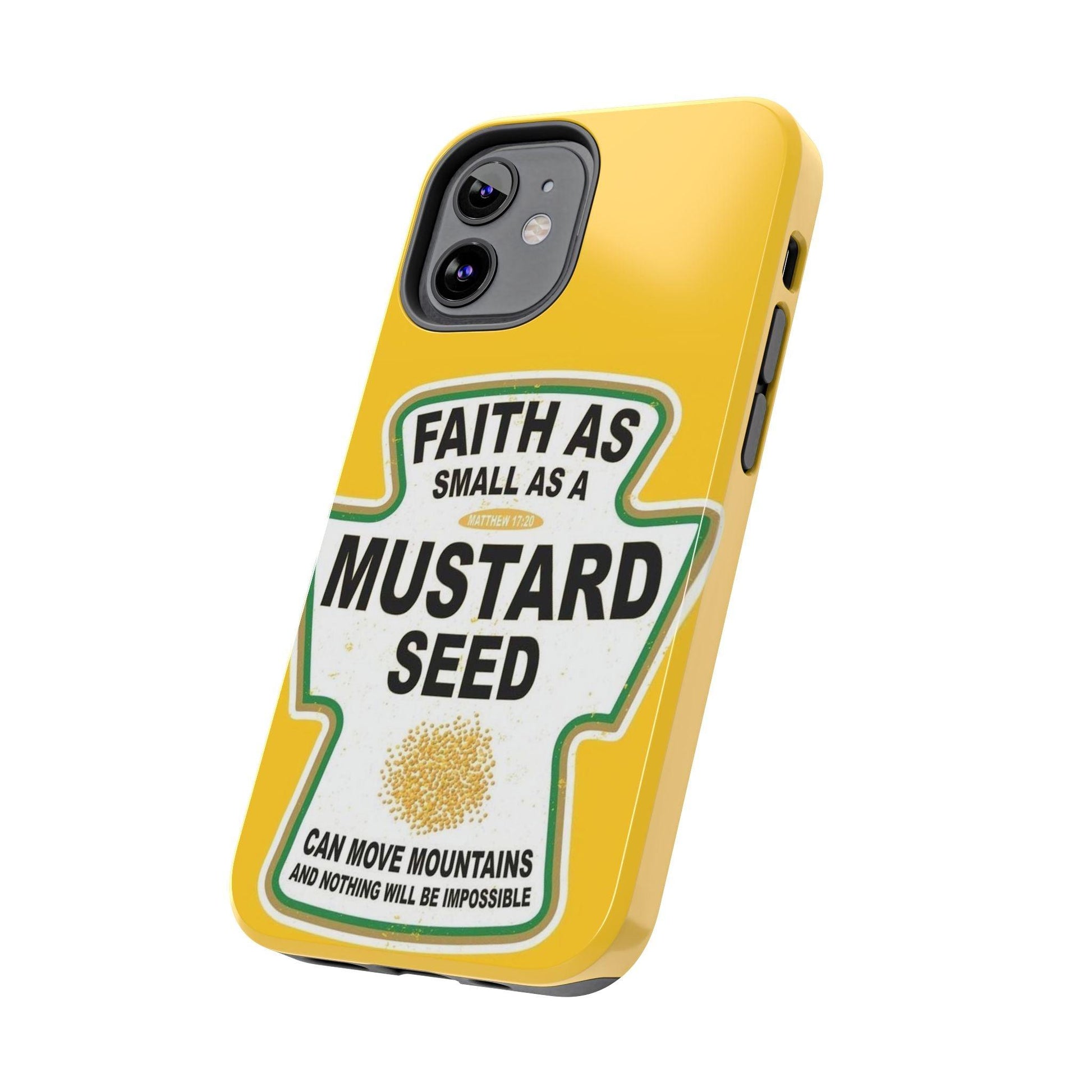 Faith Can Move Mountains Tough iPhone Cases - Scripture Inspired iPhone Cases - SmartHomeGoodies