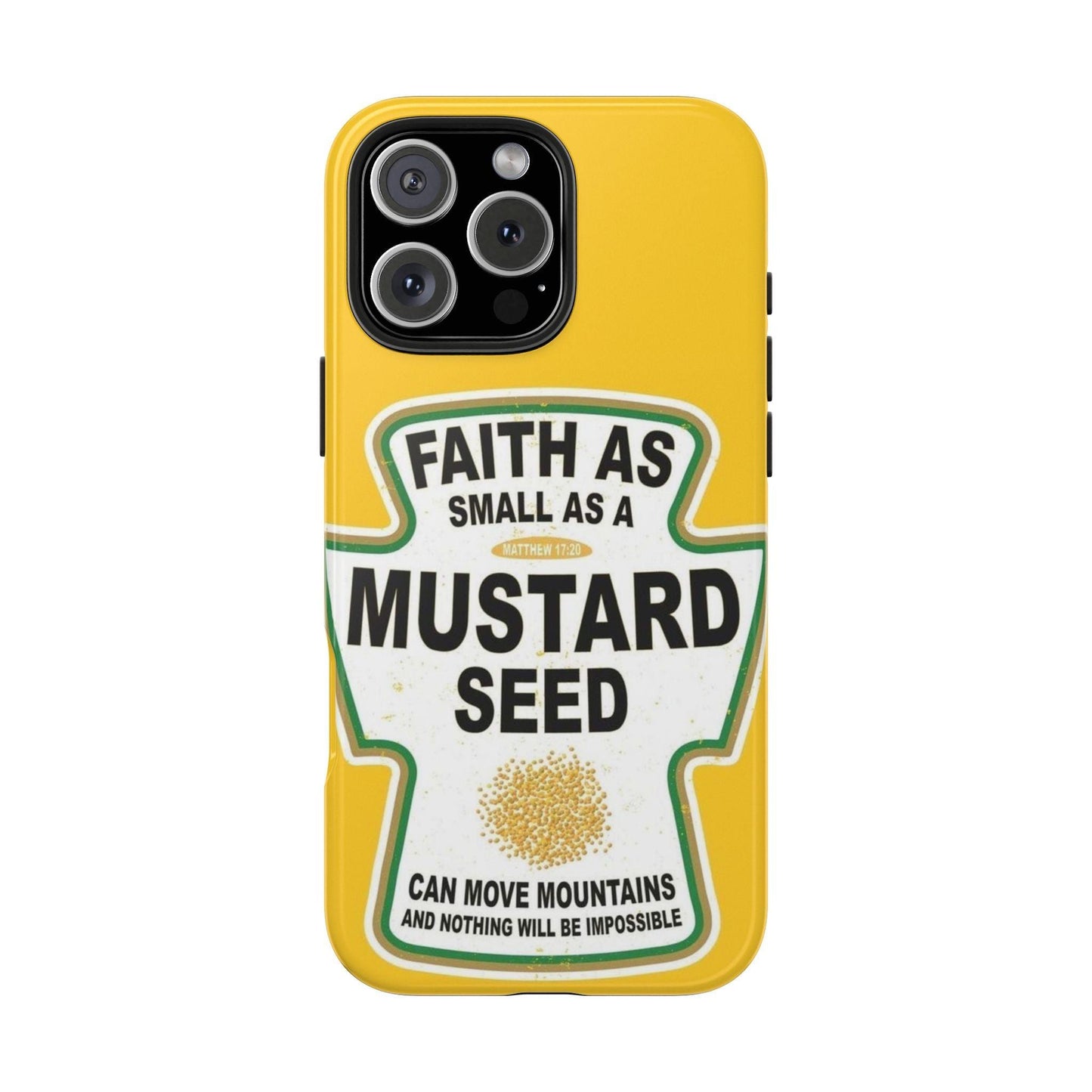 Faith Can Move Mountains Tough iPhone Cases - Scripture Inspired iPhone Cases - SmartHomeGoodies