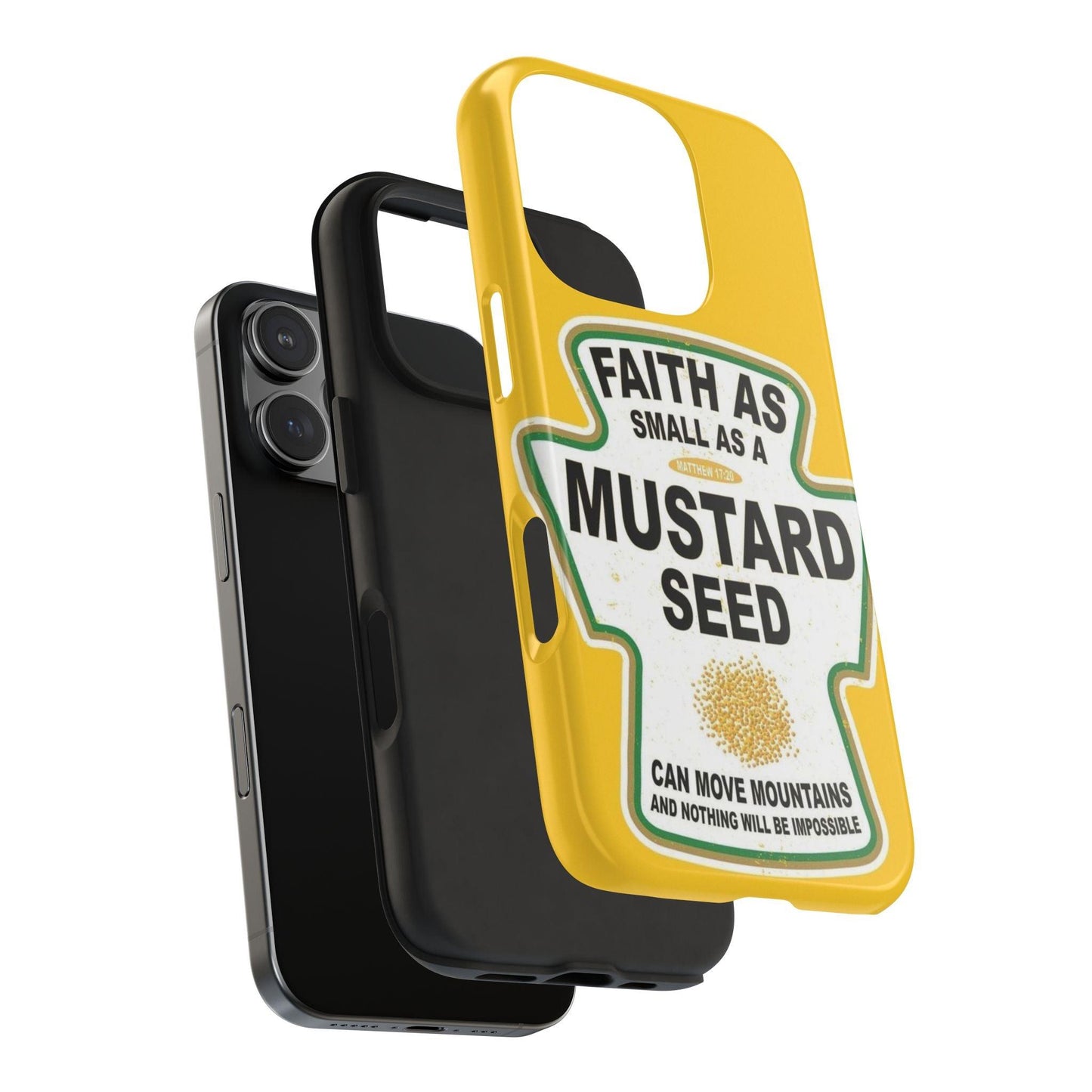 Faith Can Move Mountains Tough iPhone Cases - Scripture Inspired iPhone Cases - SmartHomeGoodies
