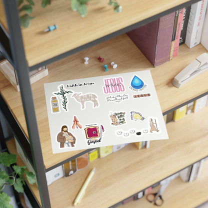 Faith in Jesus Sticker Sheets for Believers. Used for iPhone/iPad/Notebbooks/Scarpbooks - SmartHomeGoodies
