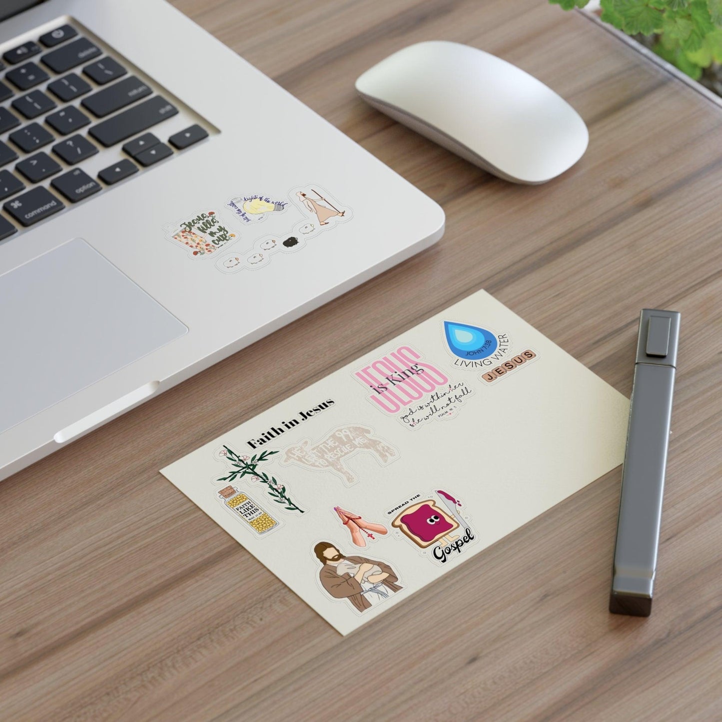 Faith in Jesus Sticker Sheets for Believers. Used for iPhone/iPad/Notebbooks/Scarpbooks - SmartHomeGoodies