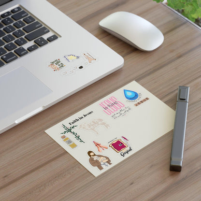 Faith in Jesus Sticker Sheets for Believers. Used for iPhone/iPad/Notebbooks/Scarpbooks - SmartHomeGoodies