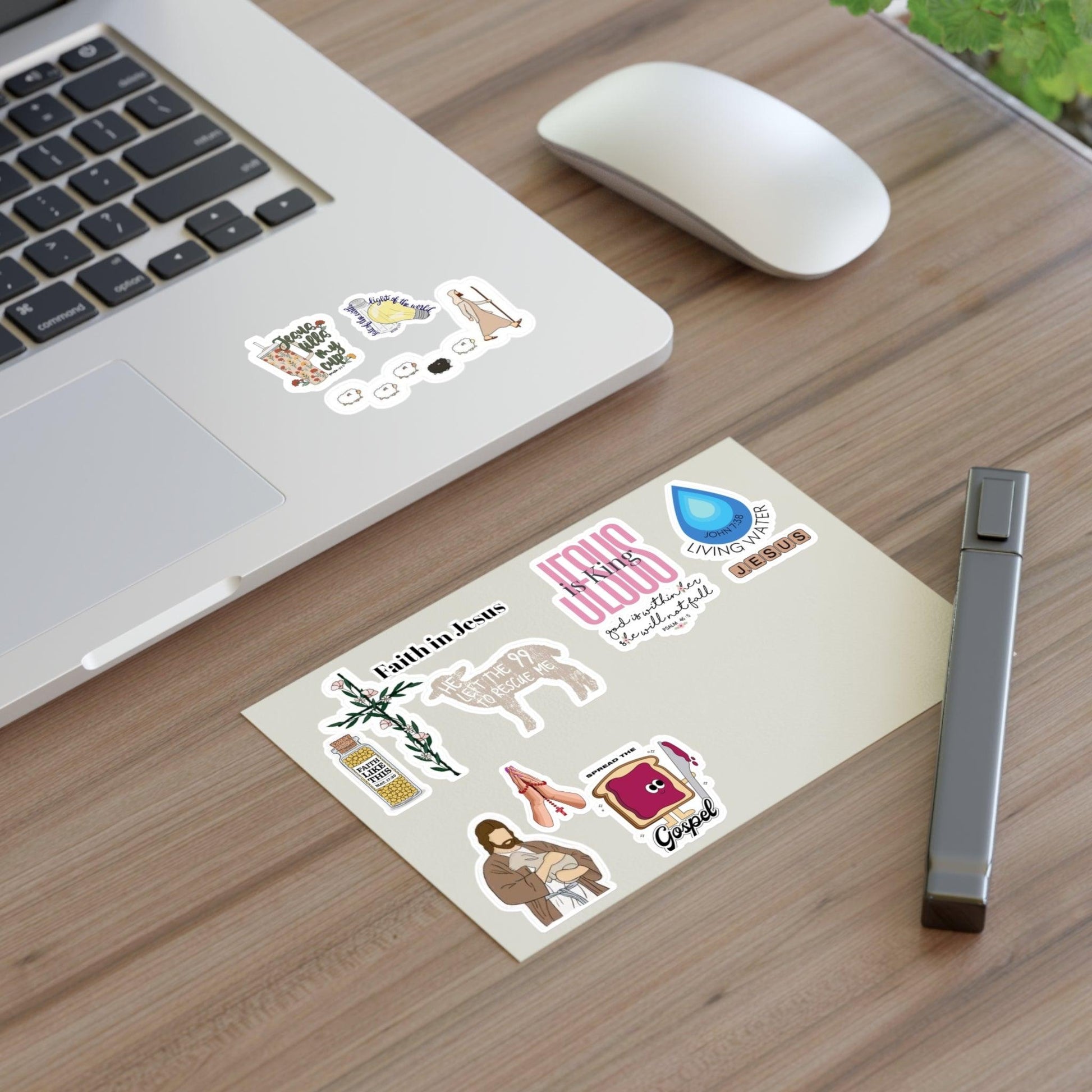 Faith in Jesus Sticker Sheets for Believers. Used for iPhone/iPad/Notebbooks/Scarpbooks - SmartHomeGoodies