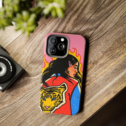 Fierce Femme Flames Tough iPhone Cases - SmartHomeGoodies