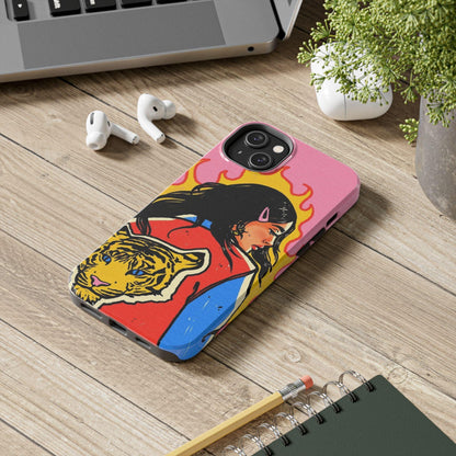 Fierce Femme Flames Tough iPhone Cases - SmartHomeGoodies
