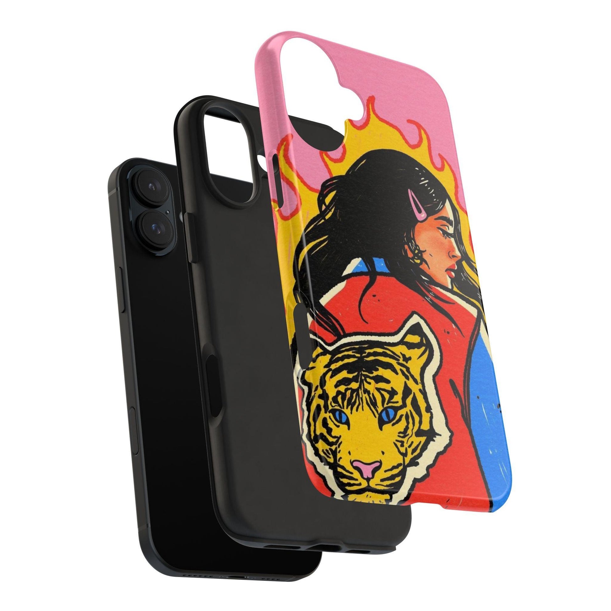 Fierce Femme Flames Tough iPhone Cases - SmartHomeGoodies