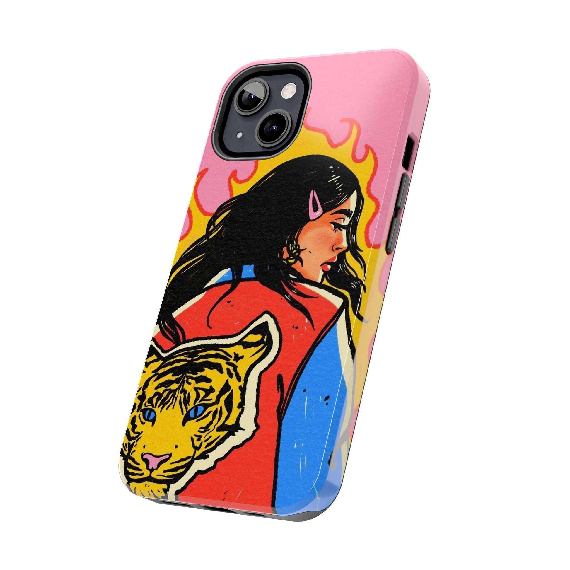 Fierce Femme Flames Tough iPhone Cases - SmartHomeGoodies