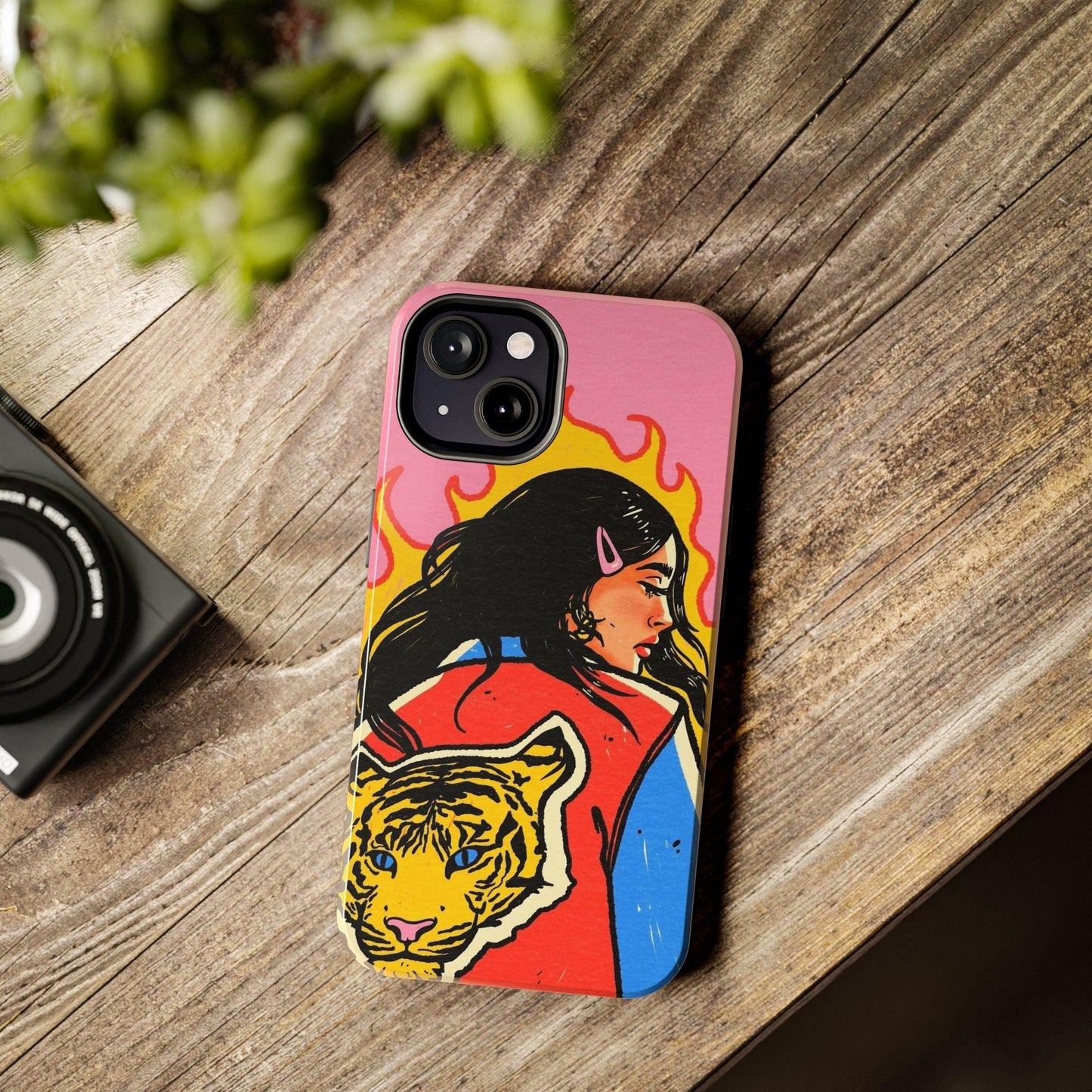 Fierce Femme Flames Tough iPhone Cases - SmartHomeGoodies