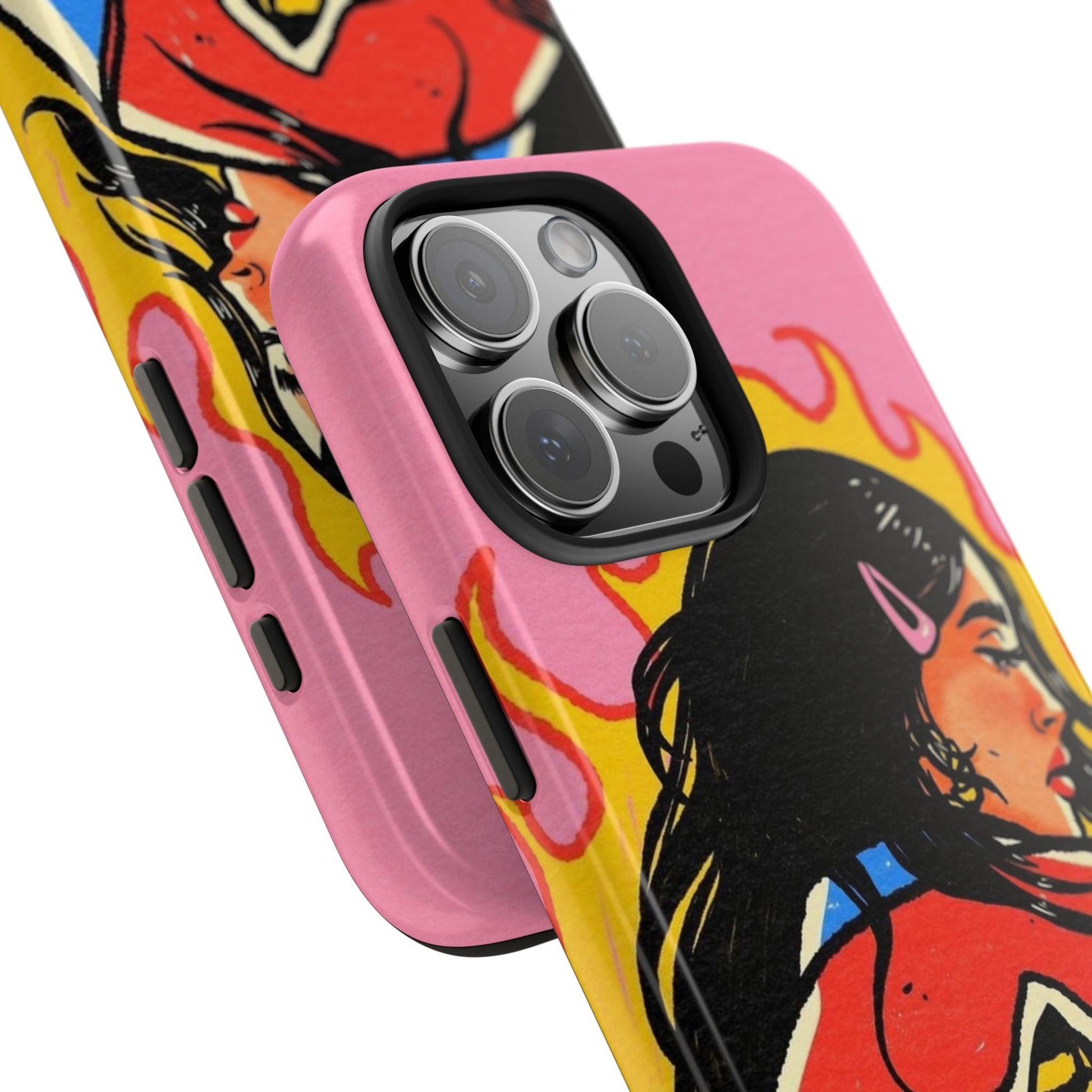Fierce Femme Flames Tough iPhone Cases - SmartHomeGoodies