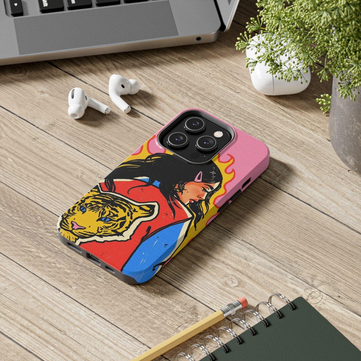 Fierce Femme Flames Tough iPhone Cases - SmartHomeGoodies