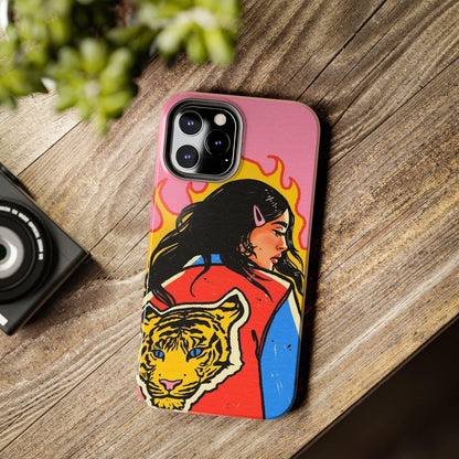 Fierce Femme Flames Tough iPhone Cases - SmartHomeGoodies