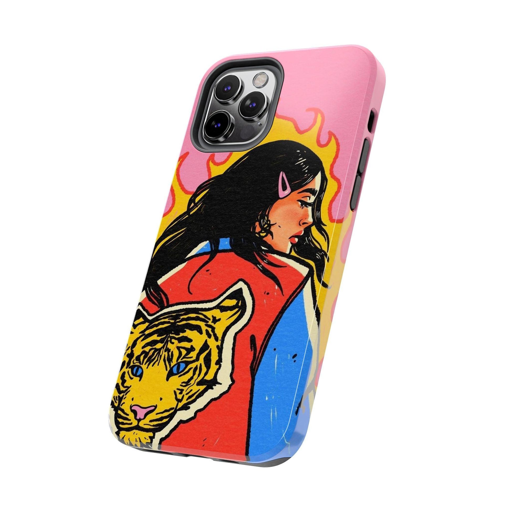 Fierce Femme Flames Tough iPhone Cases - SmartHomeGoodies