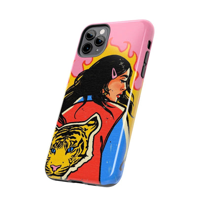 Fierce Femme Flames Tough iPhone Cases - SmartHomeGoodies