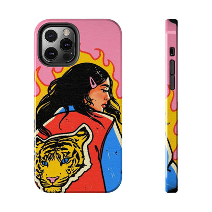 Fierce Femme Flames Tough iPhone Cases - SmartHomeGoodies