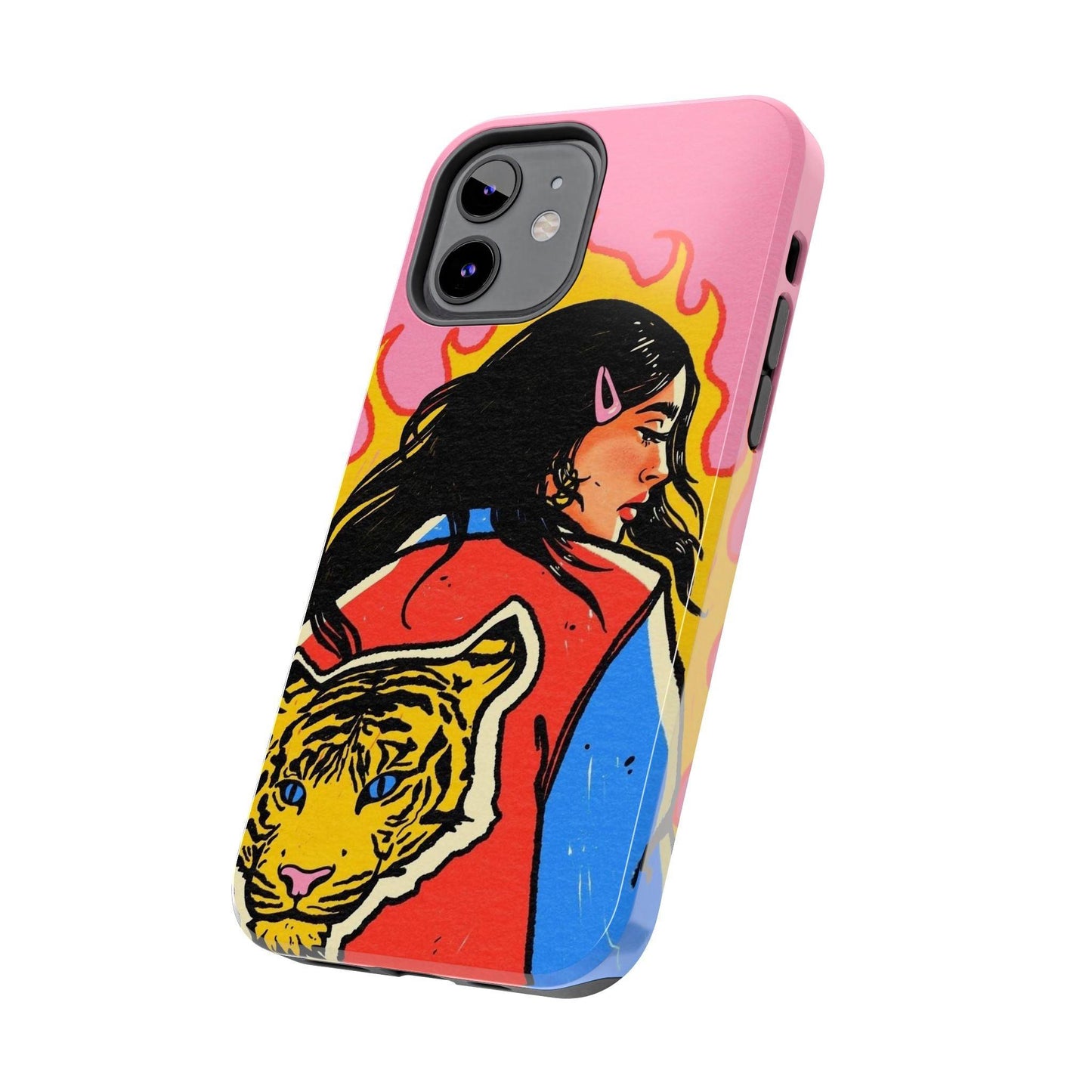 Fierce Femme Flames Tough iPhone Cases - SmartHomeGoodies