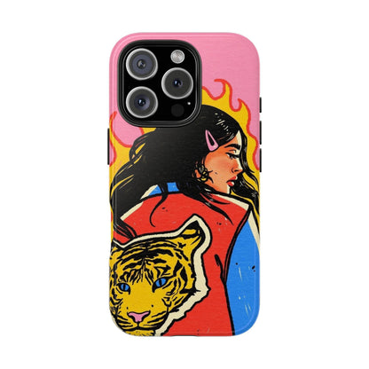 Fierce Femme Flames Tough iPhone Cases - SmartHomeGoodies