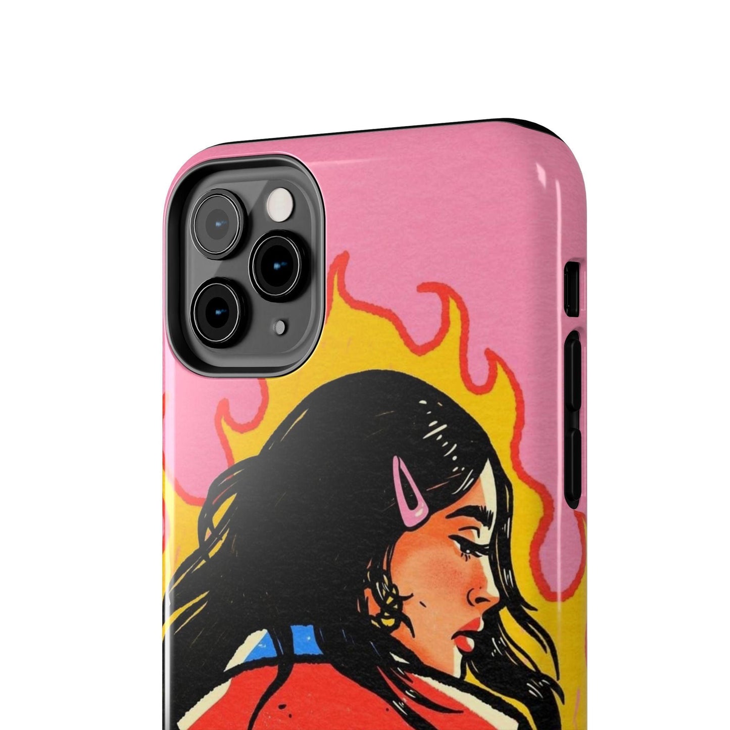 Fierce Femme Flames Tough iPhone Cases - SmartHomeGoodies