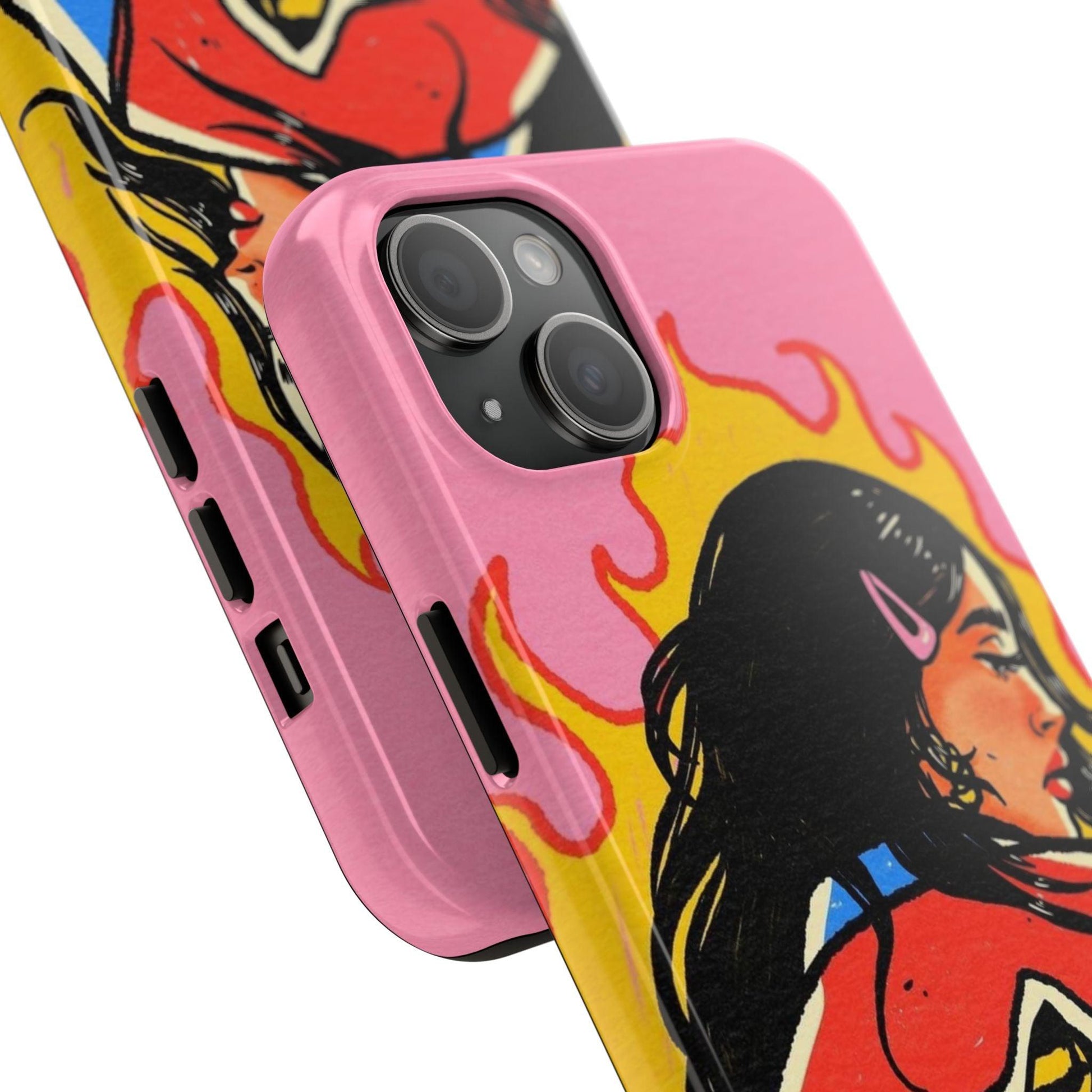 Fierce Femme Flames Tough iPhone Cases - SmartHomeGoodies