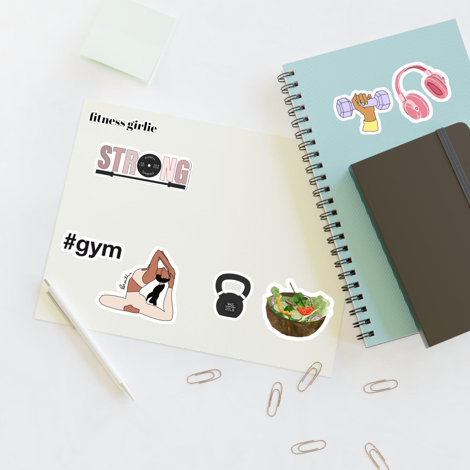 Fitness Girlie Phone Stickers for Phone Cases – Perfect for Personalizing Your Style! - SmartHomeGoodies