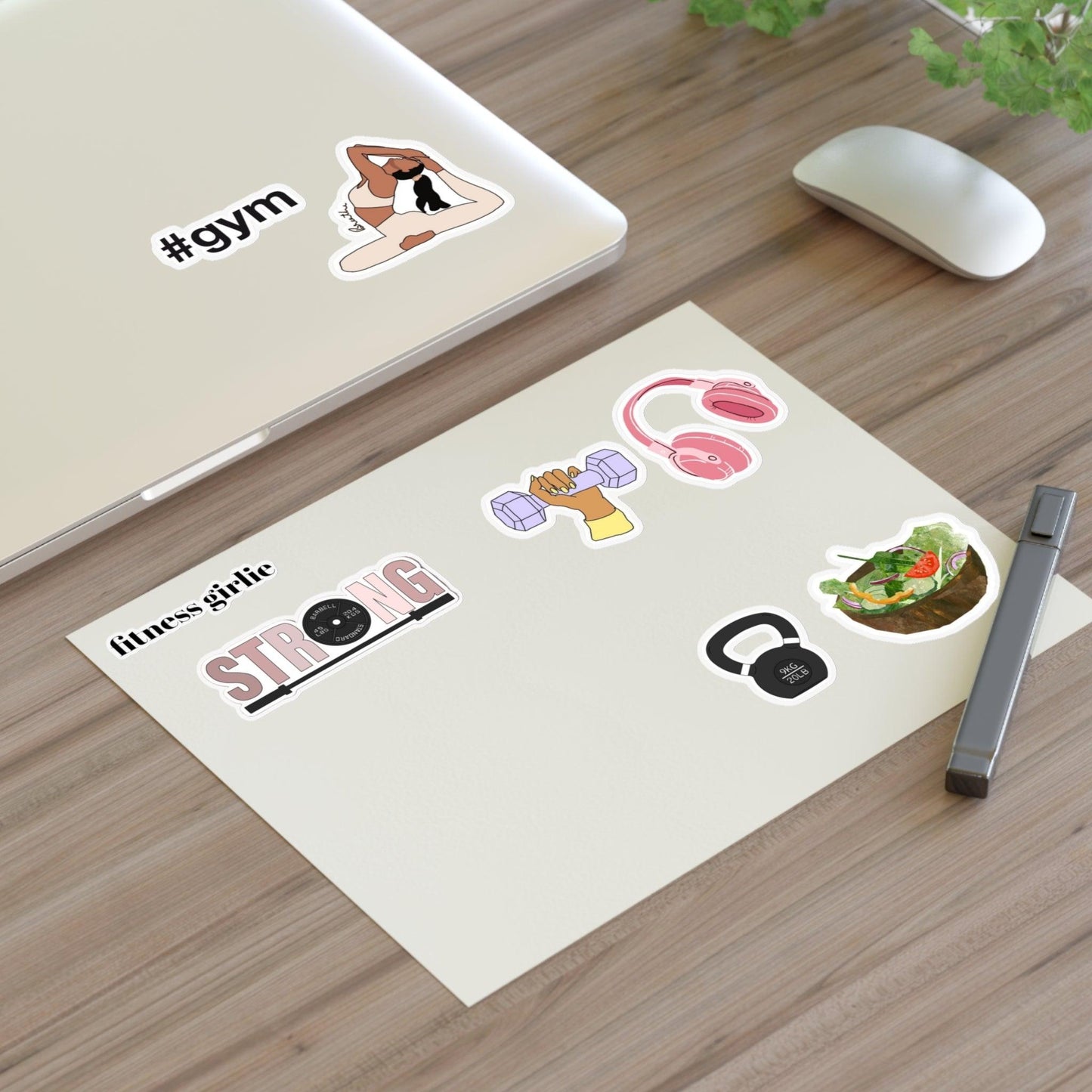 Fitness Girlie Phone Stickers for Phone Cases – Perfect for Personalizing Your Style! - SmartHomeGoodies