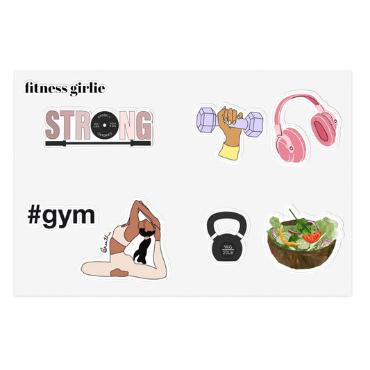 Fitness Girlie Phone Stickers for Phone Cases – Perfect for Personalizing Your Style! - SmartHomeGoodies