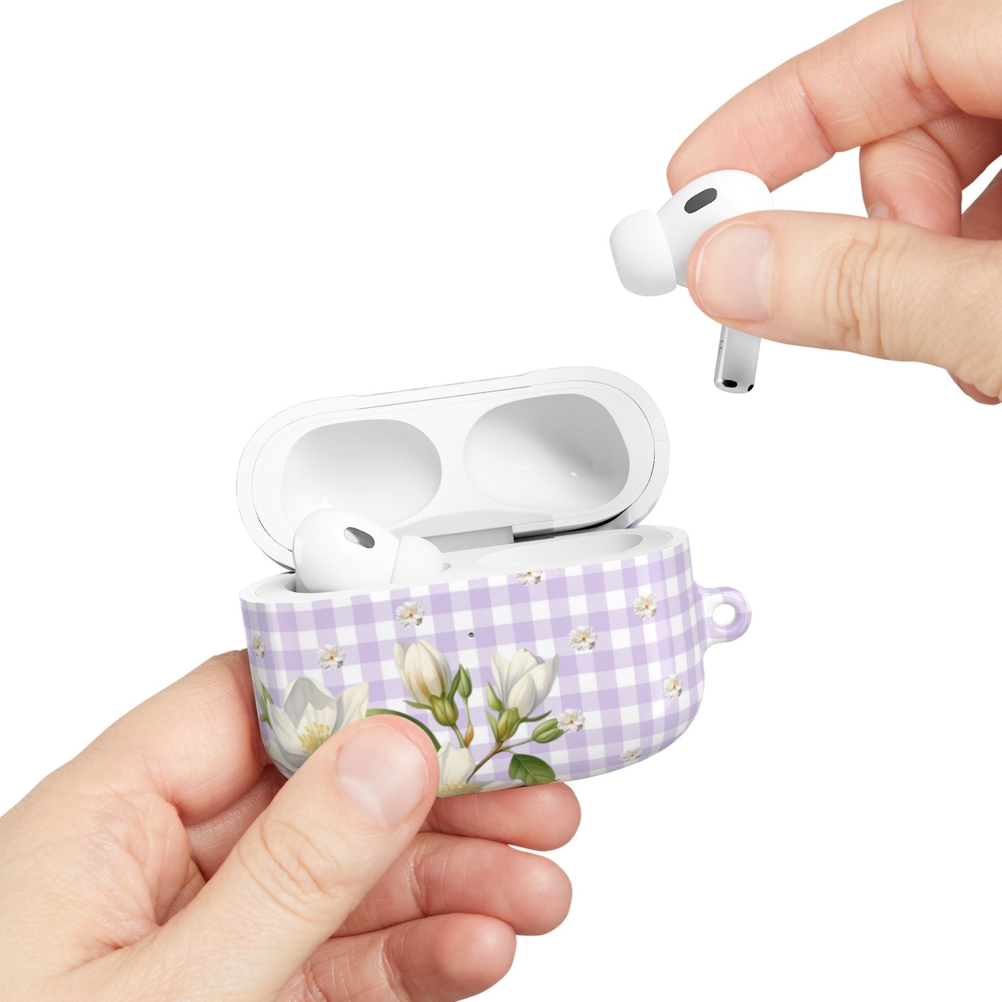Floral Gingham AirPod Cases - SmartHomeGoodies