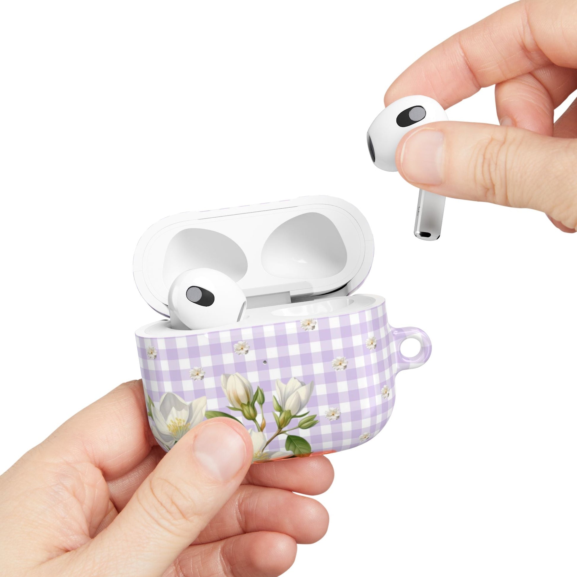Floral Gingham AirPod Cases - SmartHomeGoodies