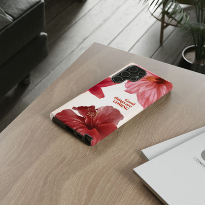 Floral Samsung Phone Case - "Good Things Are Coming" - SmartHomeGoodies