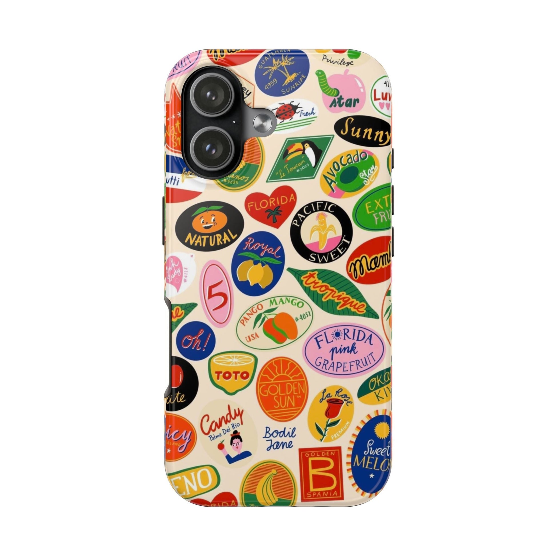 Florida Sunshine Labels Tough iPhone Cases - SmartHomeGoodies