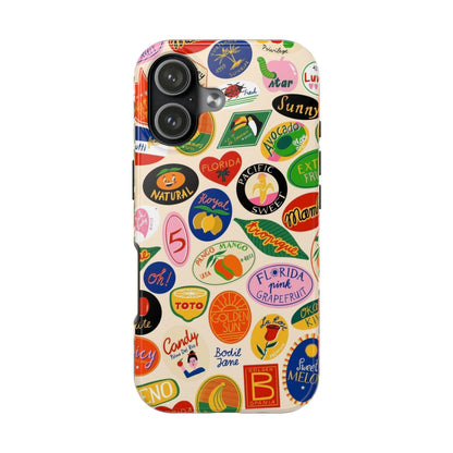 Florida Sunshine Labels Tough iPhone Cases - SmartHomeGoodies